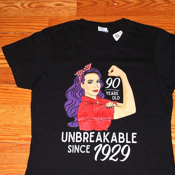 New Port & Company 90 Years Old Tee - Medium - Picture 6 of 9